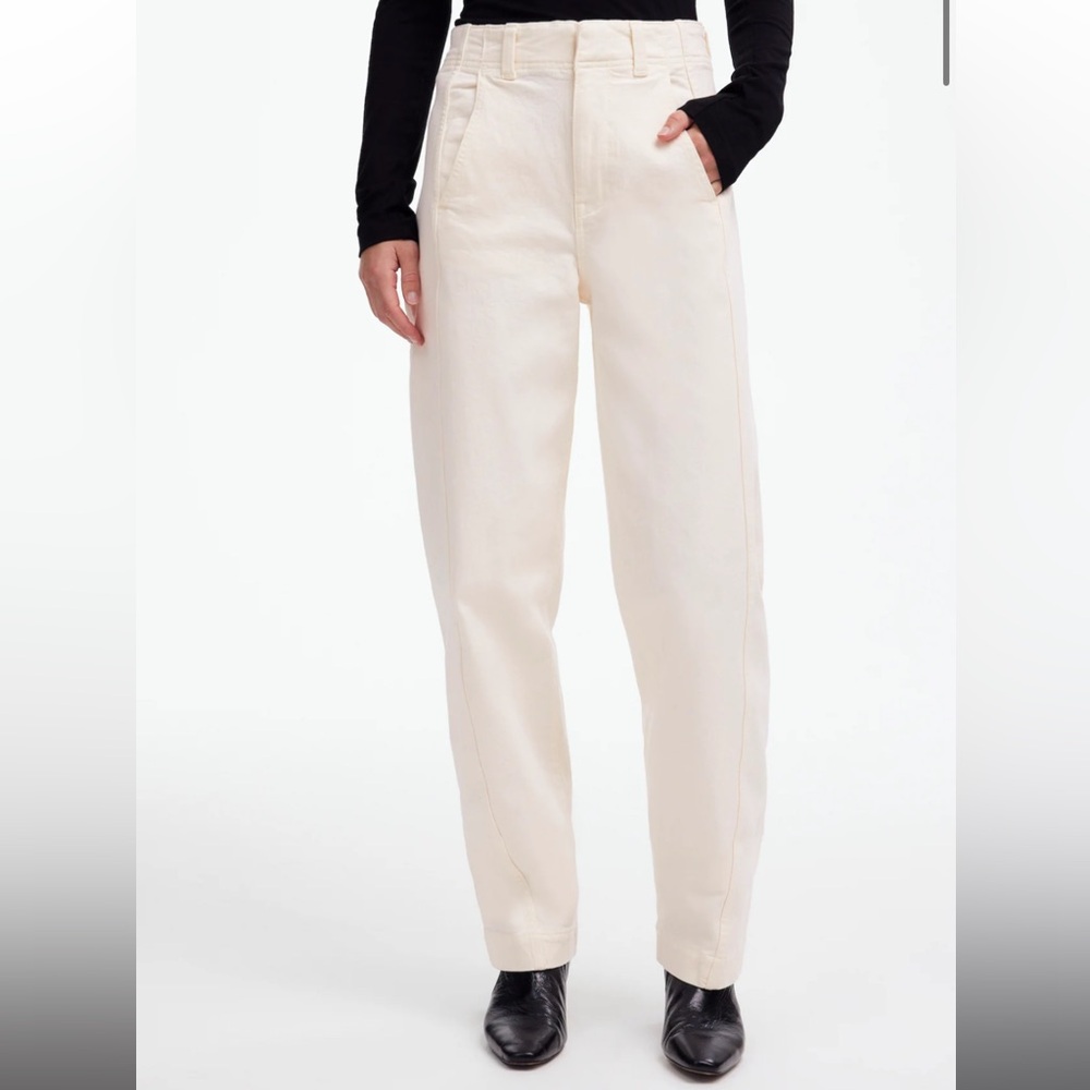 NWT White Madewell Denim Trousers SZ 33